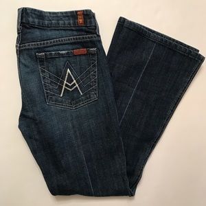 7 FOR ALL MANKIND JEANS 28 A POCKET